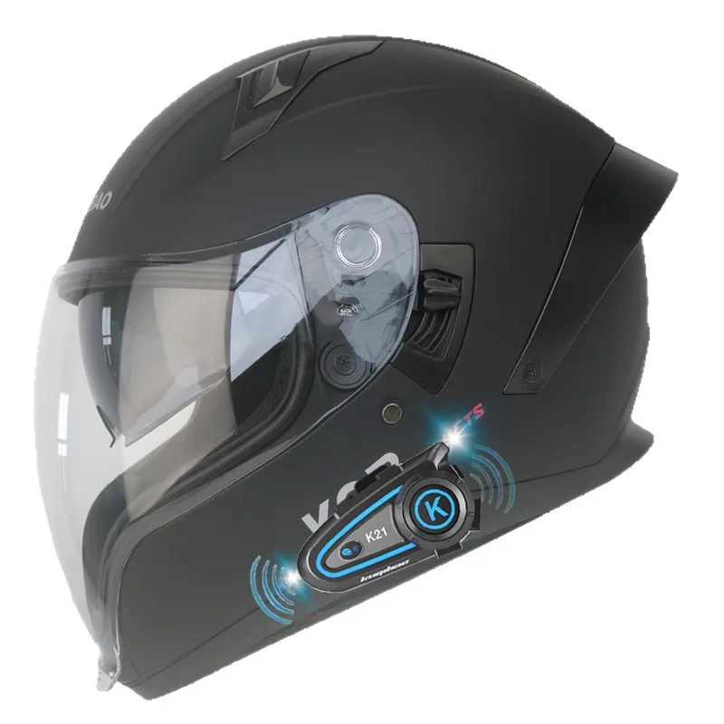 Kuqibao Double Lens Motorcycle Full Helmet Drinking Water Lightweight Four Seasons Ghost Face Helmet with Bluetooth Intercom
Kuqibao Double Lens Motorcycle Full Helmet Drinking Water Lightweight Four Seasons Ghost Face Helmet with Bluetooth Intercom