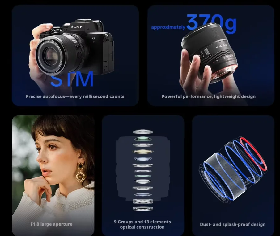 Viltrox AF 55mm F1.8 EVO Auto Focus Cameras Lens Full Frame Large Aperture Humanistic Lens For Sony FE Nikon Z Mount Cameras
Viltrox AF 55mm F1.8 EVO Auto Focus Cameras Lens Full Frame Large Aperture Humanistic Lens For Sony FE Nikon Z Mount Cameras