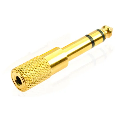 Best Audio Jack Converter Adapter Stereo Jack for 6.5Mm Male To 3.5Mm Female Electric Guitars Headset Miniphone (Golden)
Best Audio Jack Converter Adapter Stereo Jack for 6.5Mm Male To 3.5Mm Female Electric Guitars Headset Miniphone (Golden)