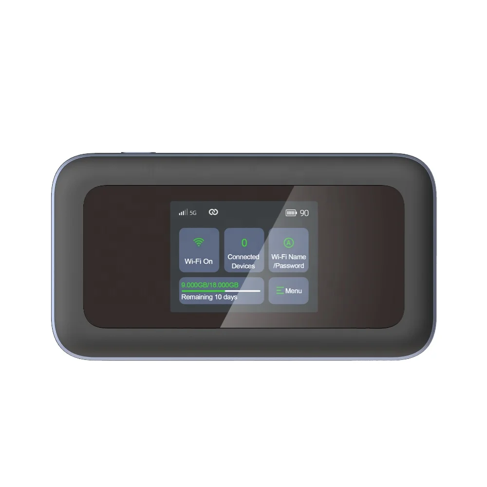 Getcom.AI 802.11ax 5000mAh Battery Mobile Hotspot Wireless 5G Portable Router
Getcom.AI 802.11ax 5000mAh Battery Mobile Hotspot Wireless 5G Portable Router