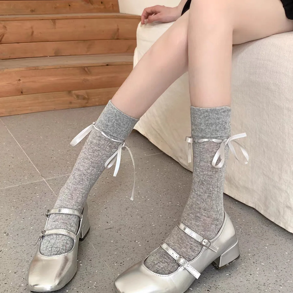 JK носки в японском стиле Kawaii, балетный стиль, лента, бандажные милые длинные носки, женские милые носки в стиле Лолиты для девочек, черно-белые носки
JK носки в японском стиле Kawaii, балетный стиль, лента, бандажные милые длинные носки, женские милые носки в стиле Лолиты для девочек, черно-белые носки
