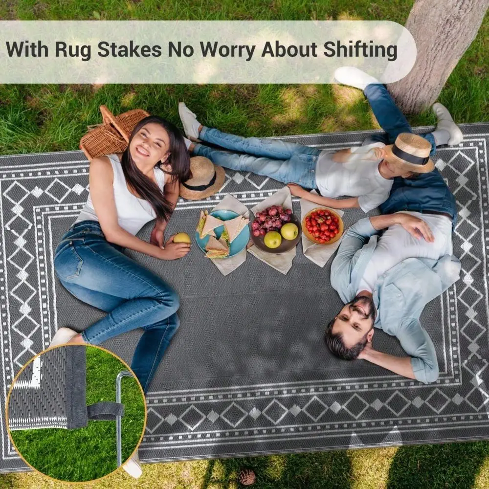 Outdoor Rug Plastic Straw Rug Waterproof Reversible Rug, UV Resistant Outdoor Carpet, Foldable Lightweight Camping Mat With Sto
Outdoor Rug Plastic Straw Rug Waterproof Reversible Rug, UV Resistant Outdoor Carpet, Foldable Lightweight Camping Mat With Sto