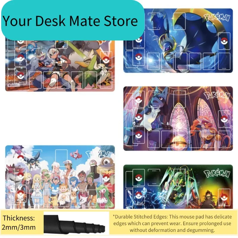Anime Pokemon GAME PTCG Dedicated Card Playmat Battle Against Kyogre Rayquaza Lunala Collection Gifts Toys
Anime Pokemon GAME PTCG Dedicated Card Playmat Battle Against Kyogre Rayquaza Lunala Collection Gifts Toys