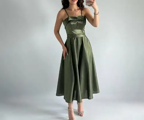 Women's Fashion Dress 2025 Autumn New Latest Hot Selling Style Elegant Solid Color Sleeveless Strapless Camisole Casual Dress
Women's Fashion Dress 2025 Autumn New Latest Hot Selling Style Elegant Solid Color Sleeveless Strapless Camisole Casual Dress