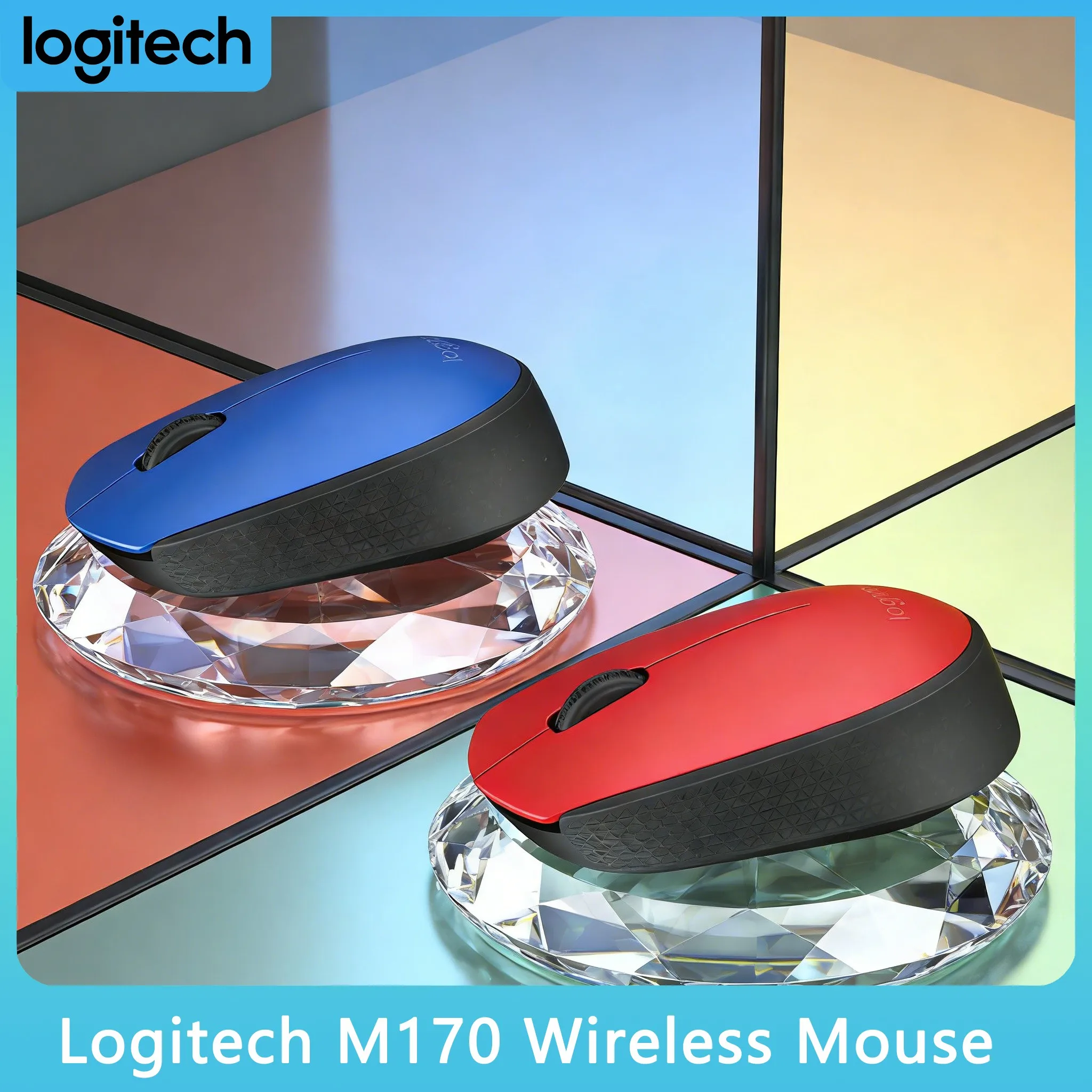 Trendy Logitech M170: Red Wireless Office Mouse
Trendy Logitech M170: Red Wireless Office Mouse