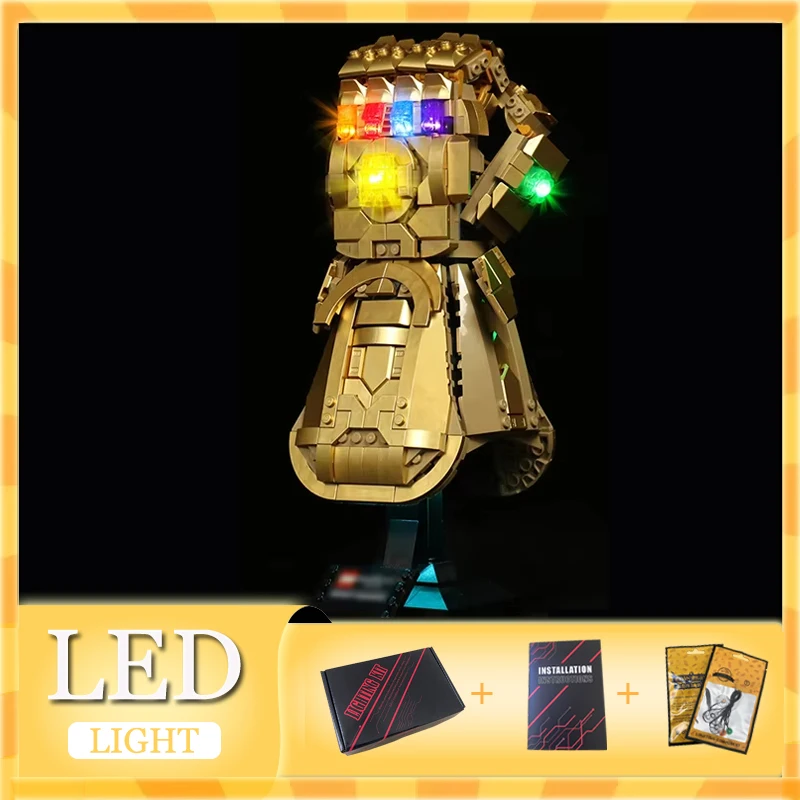 Комплект светодиодных фонарей своими руками для LEGO 76191 Infinity Gauntlet (только светодиодный светильник, без модели блоков)
Комплект светодиодных фонарей своими руками для LEGO 76191 Infinity Gauntlet (только светодиодный светильник, без модели блоков)