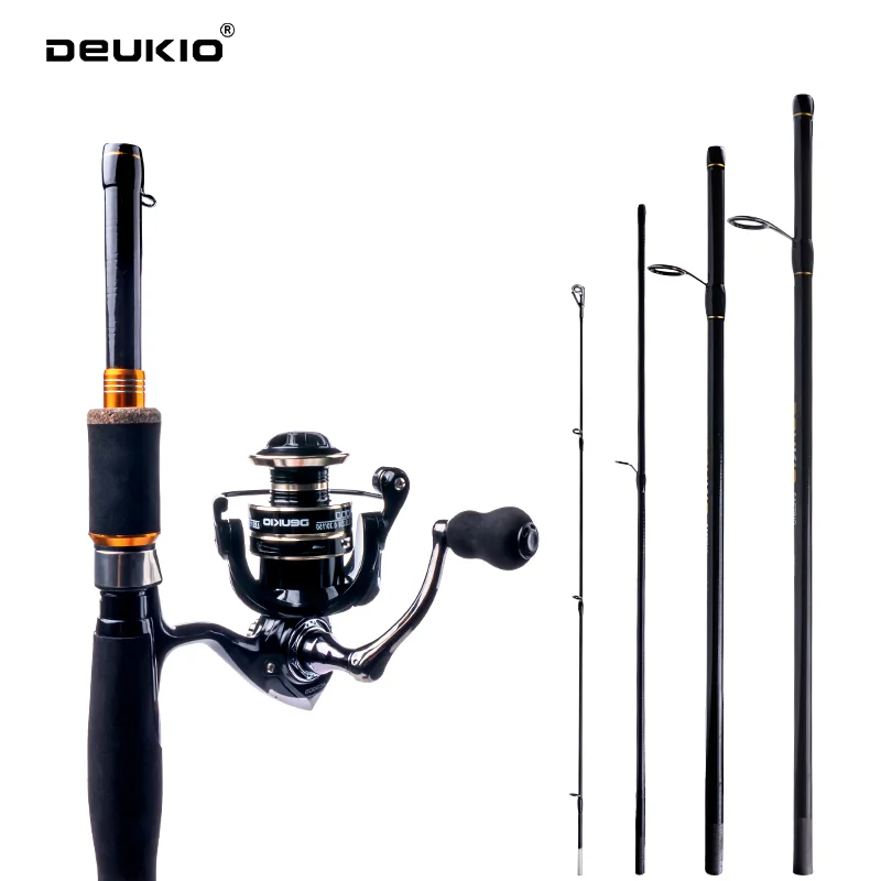DEUKIO Fishing Rod Reel Combo Kit 1.8 2.1m Carbon Fiber Spinning Rod and 5.2:1 Gear Ratio Spinning Reel Max Drag 8kg for Bass
DEUKIO Fishing Rod Reel Combo Kit 1.8 2.1m Carbon Fiber Spinning Rod and 5.2:1 Gear Ratio Spinning Reel Max Drag 8kg for Bass