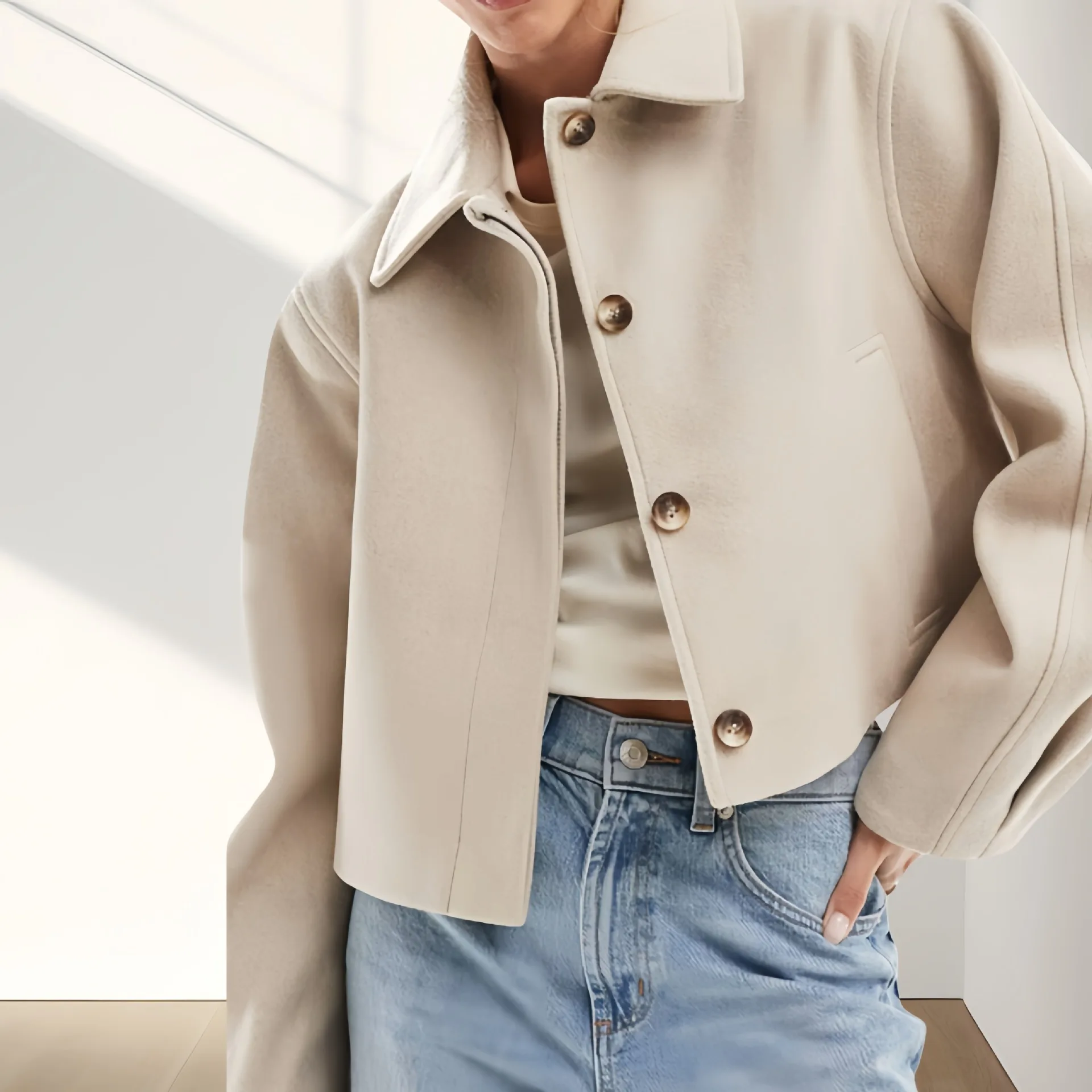 Женское пальто 2025 года: Новинка, удлиненное, на пуговицах, из шерстяной ткани с блестящей поверхностью, повседневное, цельное
Женское пальто 2025 года: Новинка, удлиненное, на пуговицах, из шерстяной ткани с блестящей поверхностью, повседневное, цельное