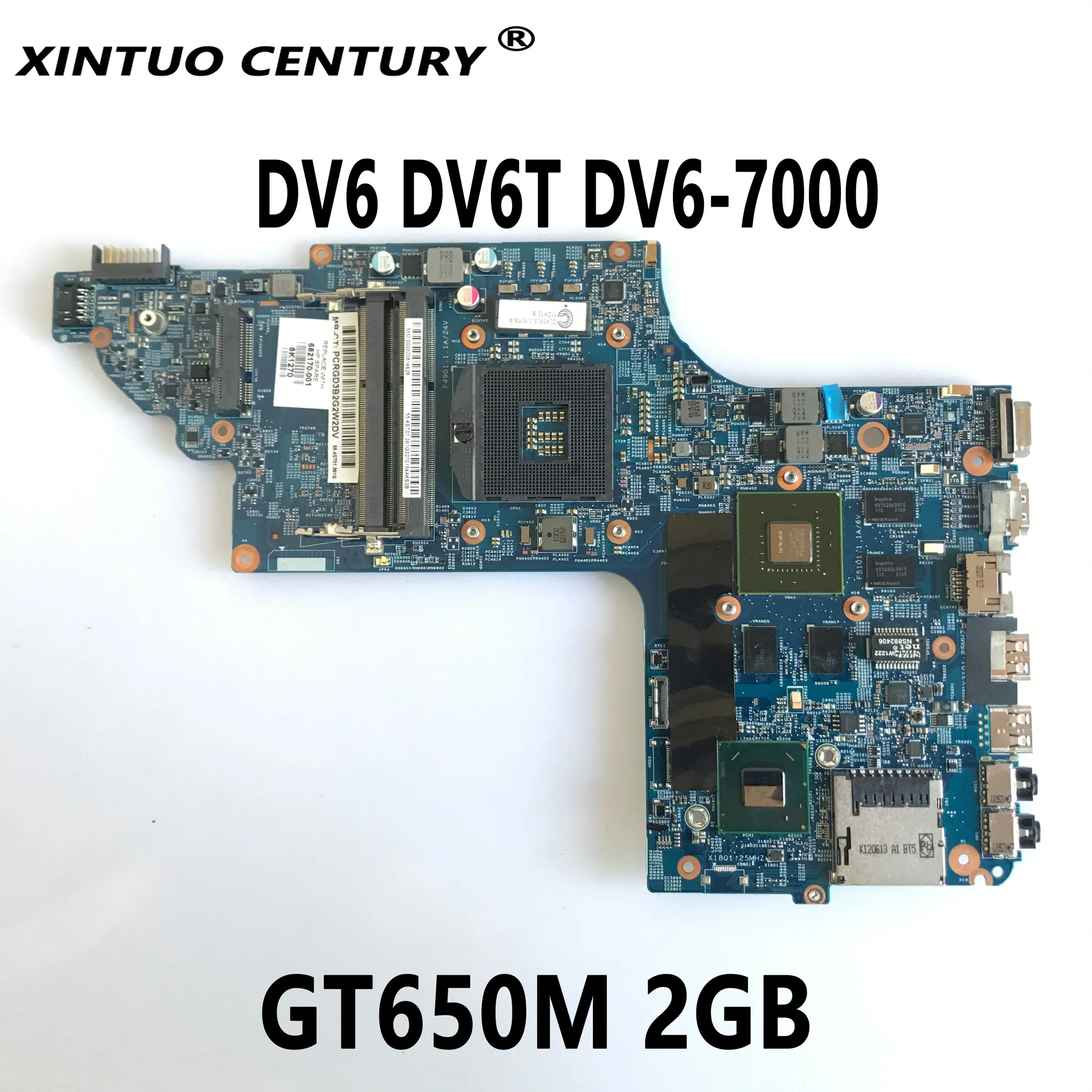 682174-501 682174-001 PC motherboard for HP Pavilion DV6 DV6T DV6-7000 motherboard with GT650M 2GB DDR3 100% test work
682174-501 682174-001 PC motherboard for HP Pavilion DV6 DV6T DV6-7000 motherboard with GT650M 2GB DDR3 100% test work