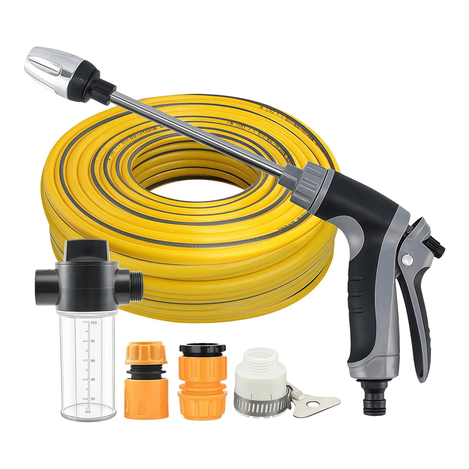 High-pressure Washer With Nozzles, Portable Car Pressure Washer Handheld Power Washer Includes Spray Bottle And 15M Water Hose
High-pressure Washer With Nozzles, Portable Car Pressure Washer Handheld Power Washer Includes Spray Bottle And 15M Water Hose