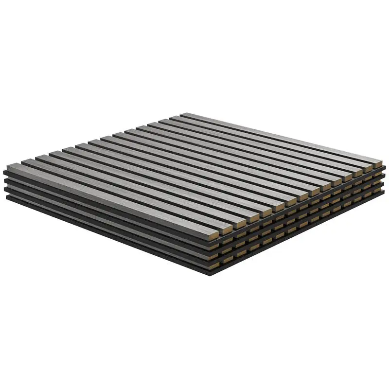 HOMCOM 24"x24" Wood Panels for Wall, 4 Pack Acoustic Panels, Sound Absorbing Slat Wall For Interior Wall Decor, Home, Gray
HOMCOM 24"x24" Wood Panels for Wall, 4 Pack Acoustic Panels, Sound Absorbing Slat Wall For Interior Wall Decor, Home, Gray