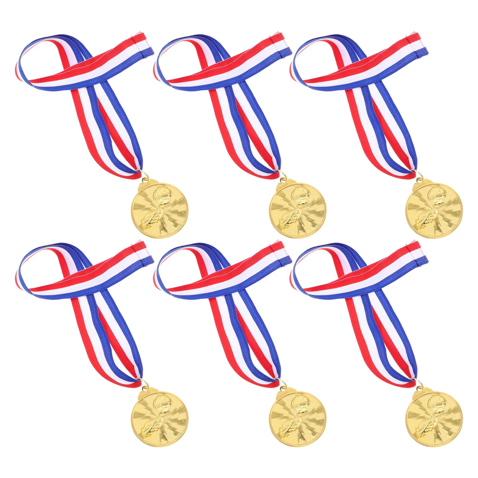 6Pcs Soccer Medals Metal Gold School Competitions Awards Soccer Game Prize Sports Reward Medal Kids Medals
6Pcs Soccer Medals Metal Gold School Competitions Awards Soccer Game Prize Sports Reward Medal Kids Medals