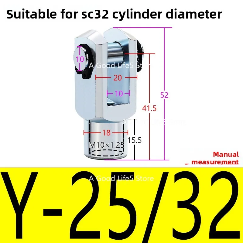 Apply To SC Cylinder Accessories Single Binaural Base Flange Tripod Accessories I/Y/CA/CB/FA/LB32/40/50/63
Apply To SC Cylinder Accessories Single Binaural Base Flange Tripod Accessories I/Y/CA/CB/FA/LB32/40/50/63