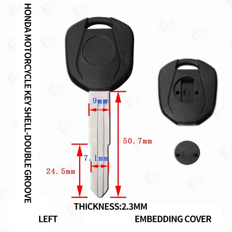 for Honda motorcycle key shell-double-slot left embedded cover CB1000 ST1300 VFR800 keypair
for Honda motorcycle key shell-double-slot left embedded cover CB1000 ST1300 VFR800 keypair
