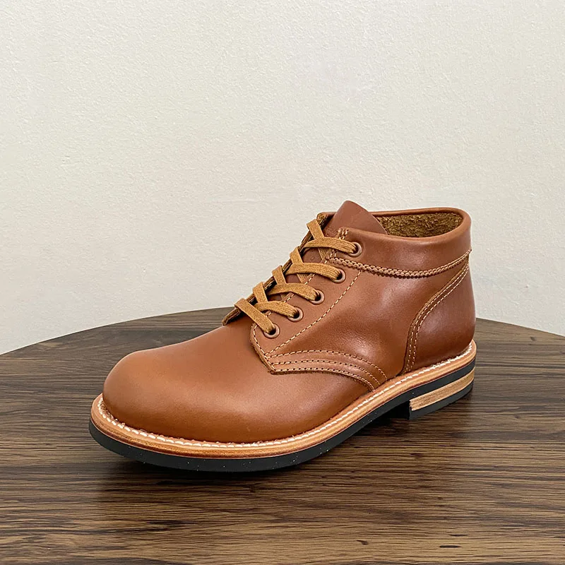 Luxury Vintage Men Work Boots Genuine Leather Non-slip Wear-resistant Motorcycle Boots Outdoor Ankle Walking Shoes
Luxury Vintage Men Work Boots Genuine Leather Non-slip Wear-resistant Motorcycle Boots Outdoor Ankle Walking Shoes
