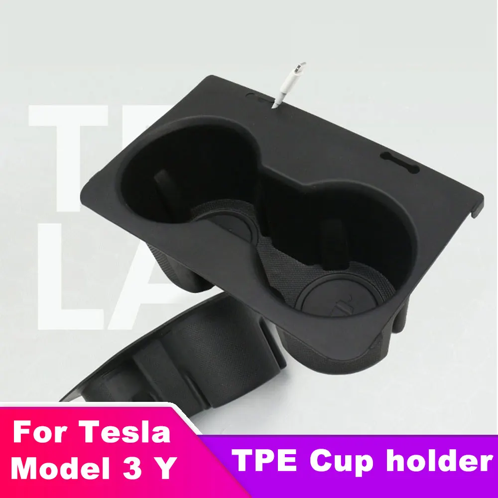 For Tesla Model 3 Y Center Console Cup Holder Insert Silicone Interior Slot Slip Drink Limiter Car Accessories
For Tesla Model 3 Y Center Console Cup Holder Insert Silicone Interior Slot Slip Drink Limiter Car Accessories