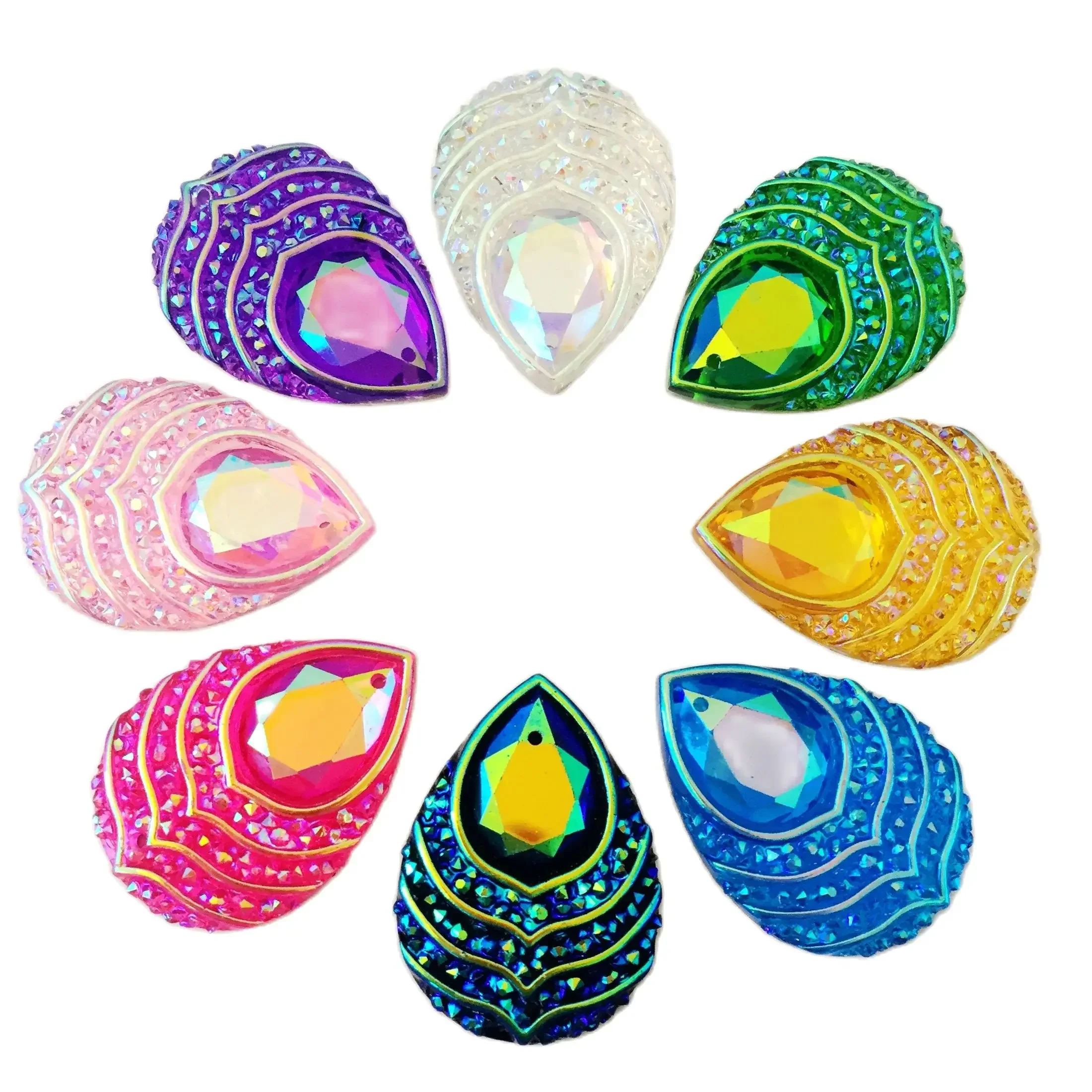 DIY 20PCS 18*25 mm AB drop resin hand seam drilling peacock eye resin crafts wedding decoration 2 hole resin drill
DIY 20PCS 18*25 mm AB drop resin hand seam drilling peacock eye resin crafts wedding decoration 2 hole resin drill