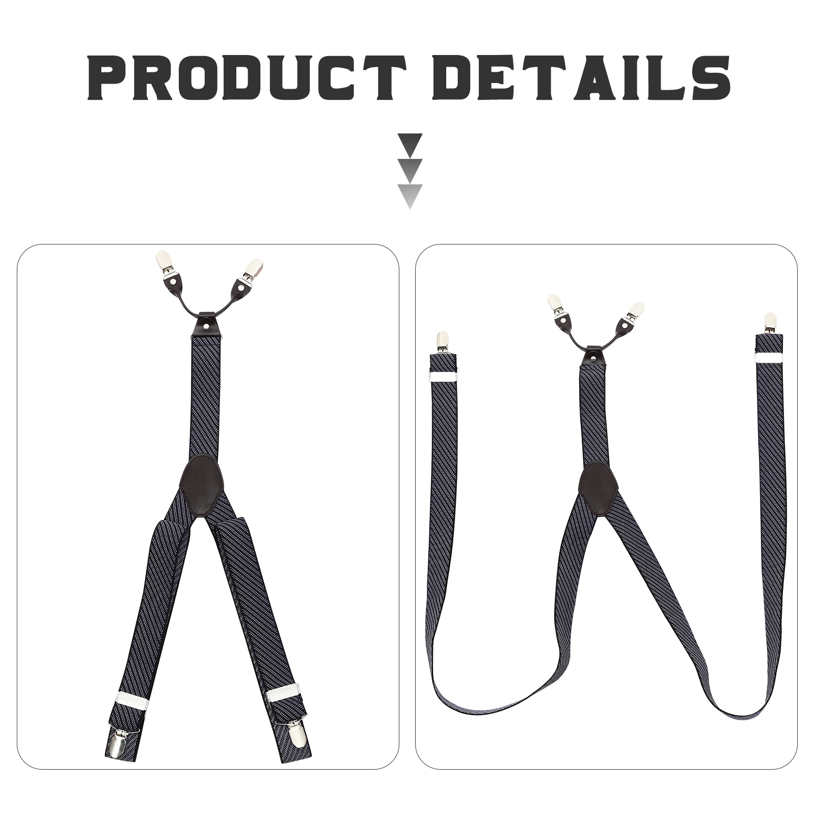 Elastic Strap Mens Suspender Clip for Suit Pants Durable Adjustable Heavy Duty Smooth Comfortable Long Lasting Multifunctional
Elastic Strap Mens Suspender Clip for Suit Pants Durable Adjustable Heavy Duty Smooth Comfortable Long Lasting Multifunctional
