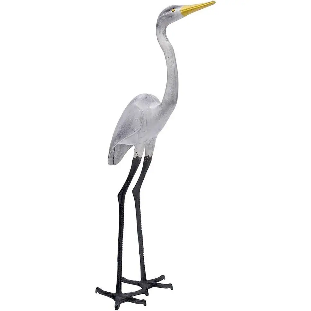 White Egret Bird Statue, Garden Accent
White Egret Bird Statue, Garden Accent