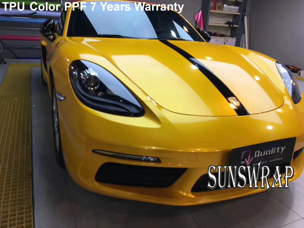 TPU Liquid Metal Volcane Yellow Color PPF Car Protection Film Self-Healing Hydrophobic Coating Vehicle Wrap Film 5x52ft/roll
TPU Liquid Metal Volcane Yellow Color PPF Car Protection Film Self-Healing Hydrophobic Coating Vehicle Wrap Film 5x52ft/roll