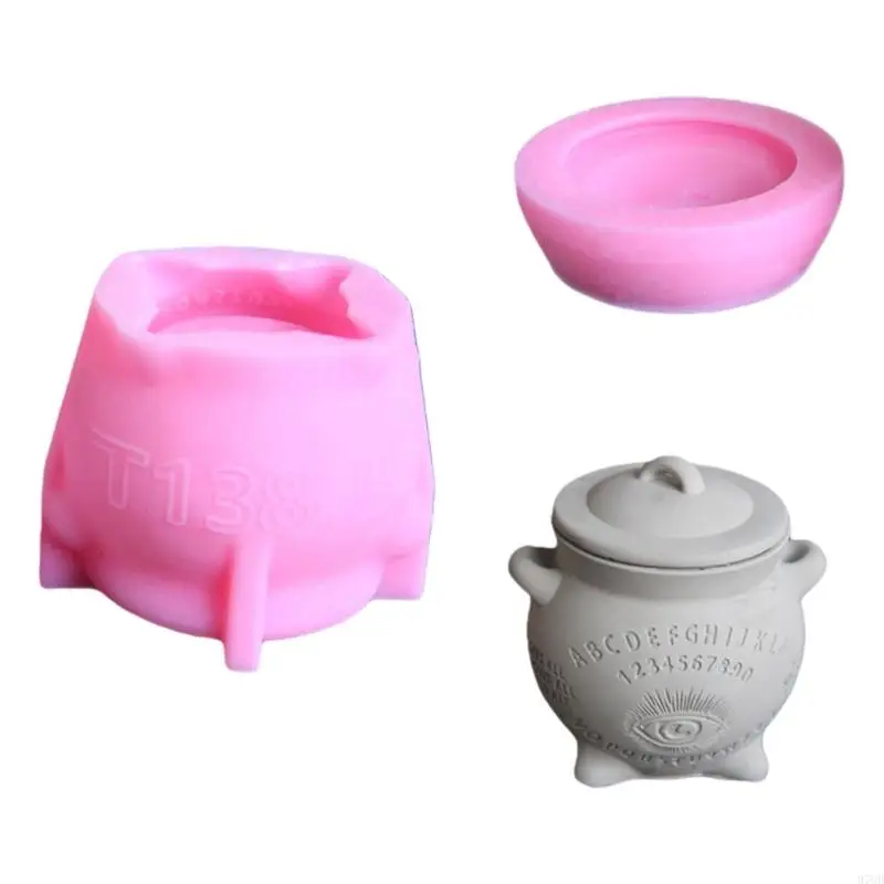 97QD Witch Themed Resin Jar Molds Cup Silicone Mould with Lid for Making Container Chocolate Holiday Decoration
97QD Witch Themed Resin Jar Molds Cup Silicone Mould with Lid for Making Container Chocolate Holiday Decoration