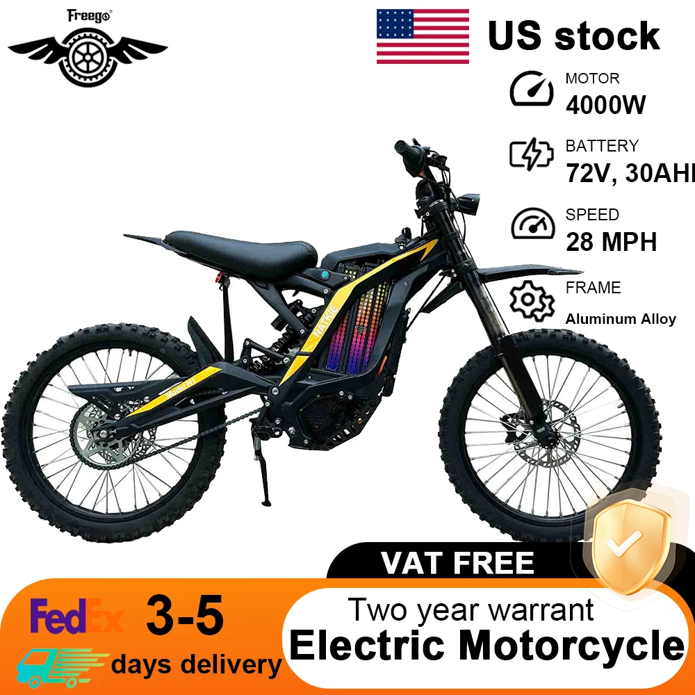 Electric Dirt Bike Electric Bicycle Enduro Electric Bike E-Bike Electric N1 E-Bikes 72V 8000w EBike Most Powerful High Speed
Electric Dirt Bike Electric Bicycle Enduro Electric Bike E-Bike Electric N1 E-Bikes 72V 8000w EBike Most Powerful High Speed
