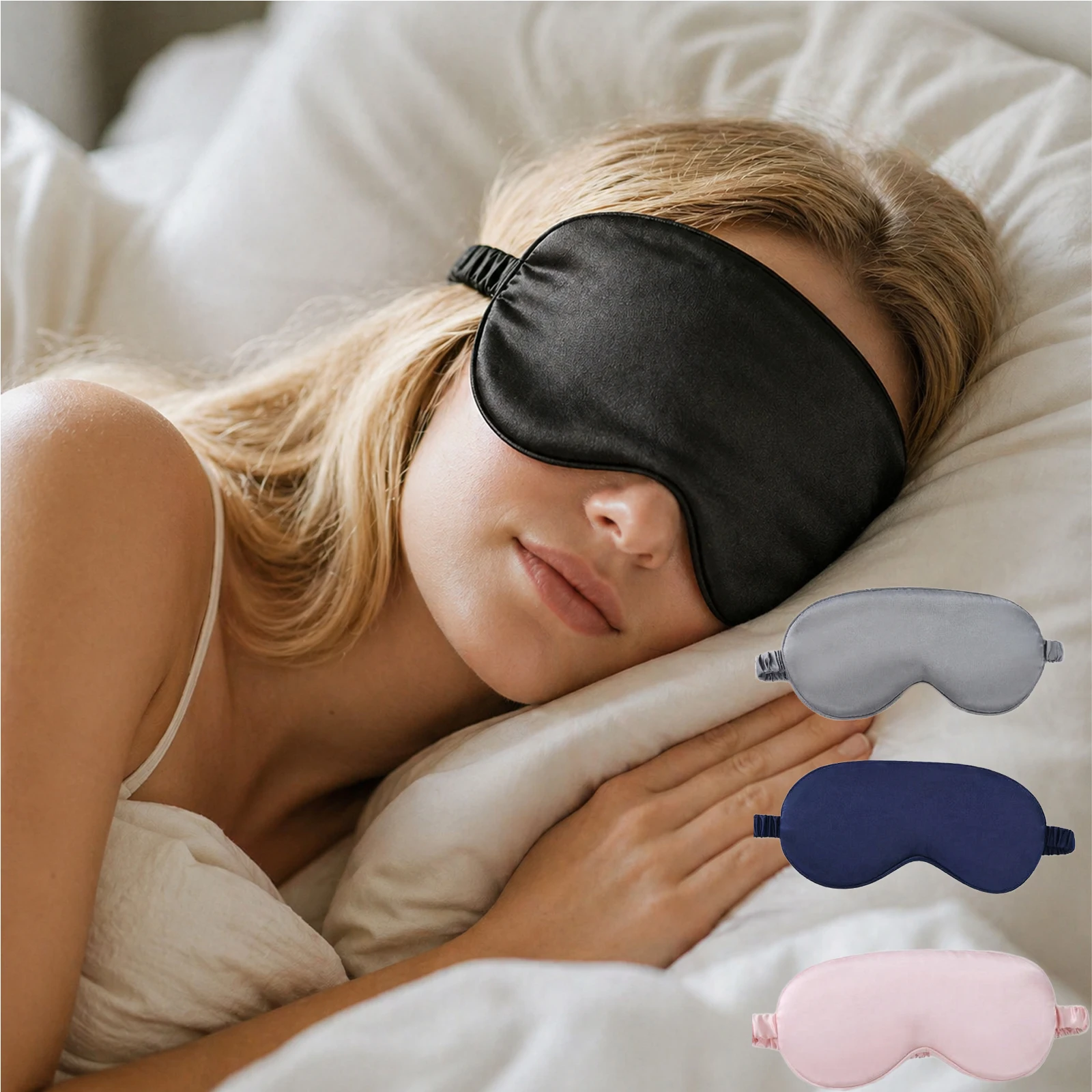Imitated Silk Sleep Mask Soft and Comfortable Eye Patches Soft Blindfold Smooth Shading Eye Mask Eyeshade Eye Cover Patch
Imitated Silk Sleep Mask Soft and Comfortable Eye Patches Soft Blindfold Smooth Shading Eye Mask Eyeshade Eye Cover Patch
