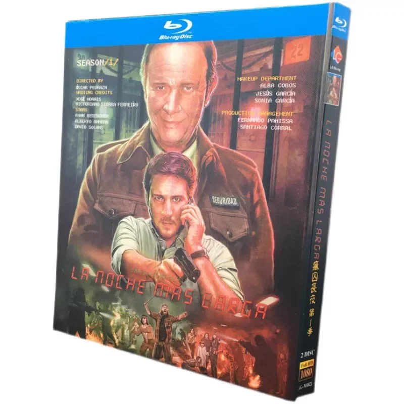 BD Blu-ray High Definition American Drama The Long Night of the Crazy Prisoner La Noche Más Larga Season 1 Two-Disc Box Set
BD Blu-ray High Definition American Drama The Long Night of the Crazy Prisoner La Noche Más Larga Season 1 Two-Disc Box Set