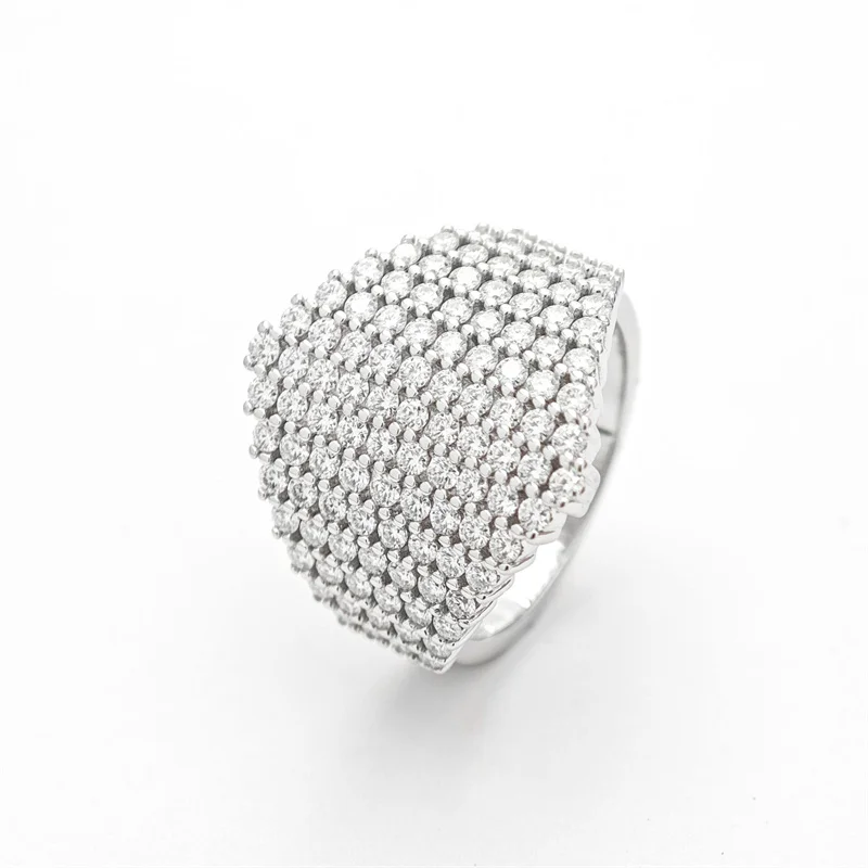 ZFSILVER s925 Silver Fashion Luxury Trendy Color D Moissanite Design Row Ring For Charms Women Wedding Party Jewelry Gift R3-024
ZFSILVER s925 Silver Fashion Luxury Trendy Color D Moissanite Design Row Ring For Charms Women Wedding Party Jewelry Gift R3-024