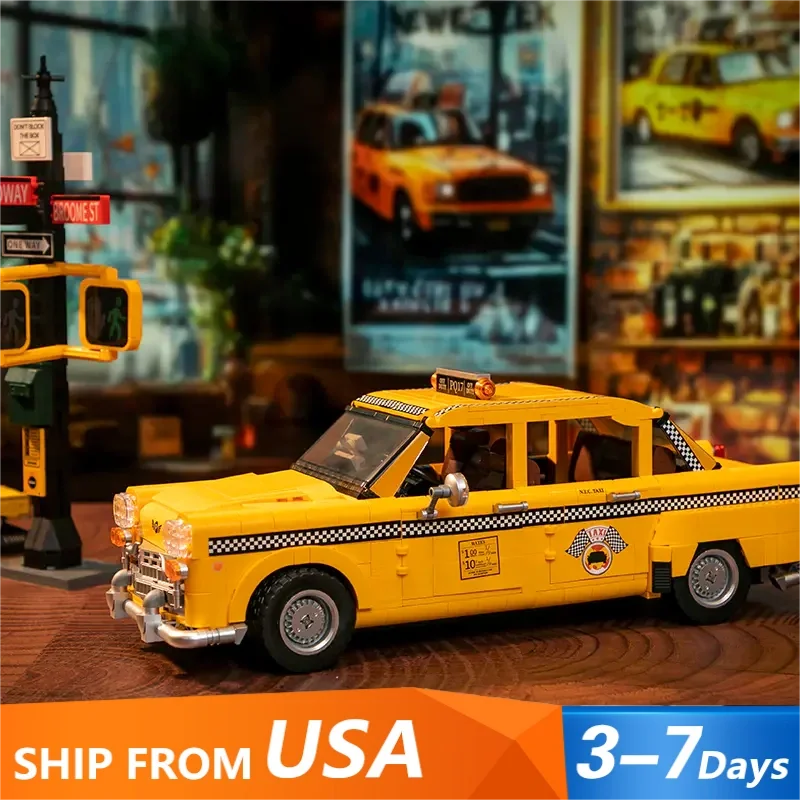1800PCS Technical MOC New York Taxi Retro Sport Car Model Building Blocks Brick Puzzle Vehicle Toys for Children Birthday Gifts
1800PCS Technical MOC New York Taxi Retro Sport Car Model Building Blocks Brick Puzzle Vehicle Toys for Children Birthday Gifts