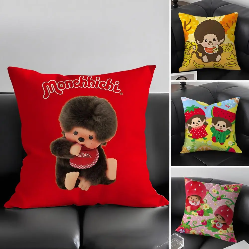 M-Monchhichi Cute Cushion Cover Pillowcase Ultra Soft Skin Friendly Fabric Cloud Like Comfort & Concealed Zipper
M-Monchhichi Cute Cushion Cover Pillowcase Ultra Soft Skin Friendly Fabric Cloud Like Comfort & Concealed Zipper