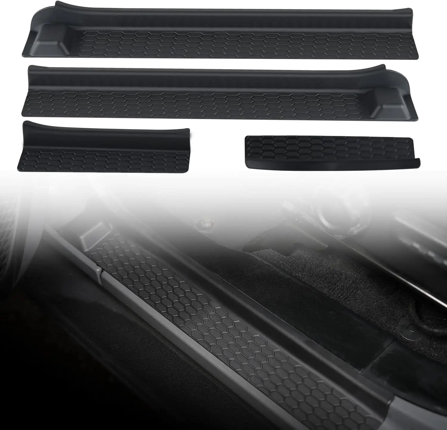 Door Sill Guard Kit Car Anti-Scratch Threshold Protector Door Entry Guard Scuff Plate Cover For Jeep Wrangler JL JLU JT 2018+
Door Sill Guard Kit Car Anti-Scratch Threshold Protector Door Entry Guard Scuff Plate Cover For Jeep Wrangler JL JLU JT 2018+