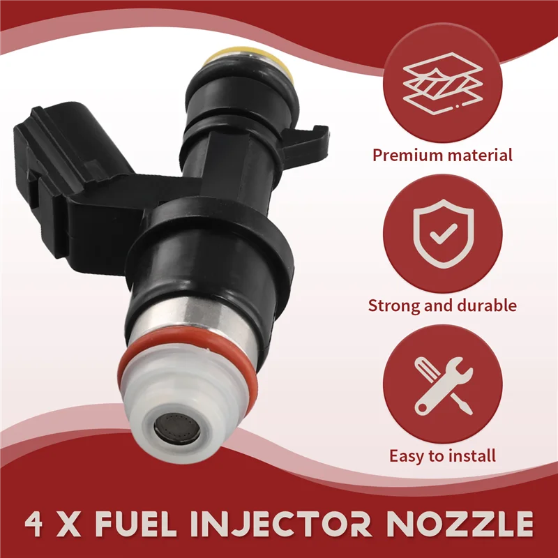 A90E-4PCS 16450-R40-A01 New Fuel Injector Nozzle For ACURA ILX TSX HONDA CIVIC CR-V 2.4L 2008-2015
A90E-4PCS 16450-R40-A01 New Fuel Injector Nozzle For ACURA ILX TSX HONDA CIVIC CR-V 2.4L 2008-2015