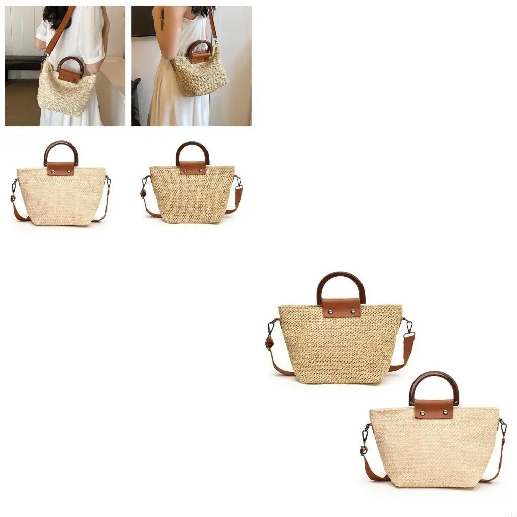Women Handbag Straw Beach Bag Handwoven Bag Fashion Shoulder Crossbody Bag Vacation Bag for Daily Travel
Women Handbag Straw Beach Bag Handwoven Bag Fashion Shoulder Crossbody Bag Vacation Bag for Daily Travel