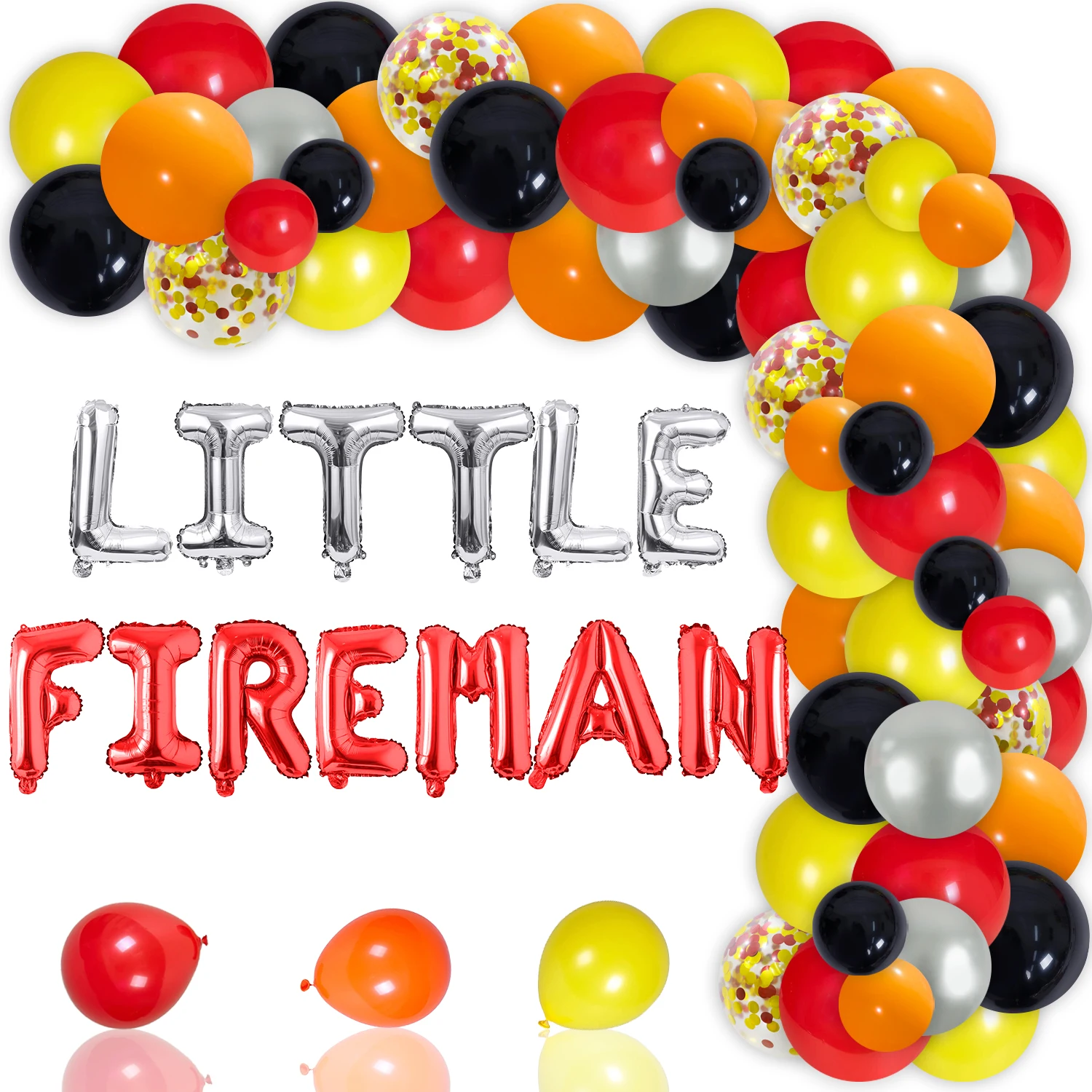 Little Fireman Party Decoration, Latex Balloons, Arch Kit for Boys, Fire Truck Themed, Baby Shower, Birthday Supplies, Red, Oran
Little Fireman Party Decoration, Latex Balloons, Arch Kit for Boys, Fire Truck Themed, Baby Shower, Birthday Supplies, Red, Oran