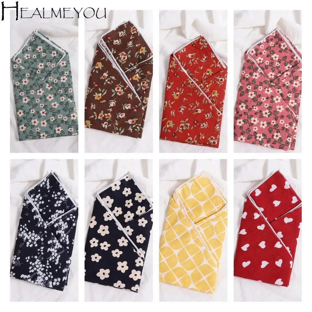 Accessories Cotton Linen Wraps Neckerchief Female Shawl Tie Korean Style Scarves Silk Scarf Printed Scarf Small Square Scarf
Accessories Cotton Linen Wraps Neckerchief Female Shawl Tie Korean Style Scarves Silk Scarf Printed Scarf Small Square Scarf