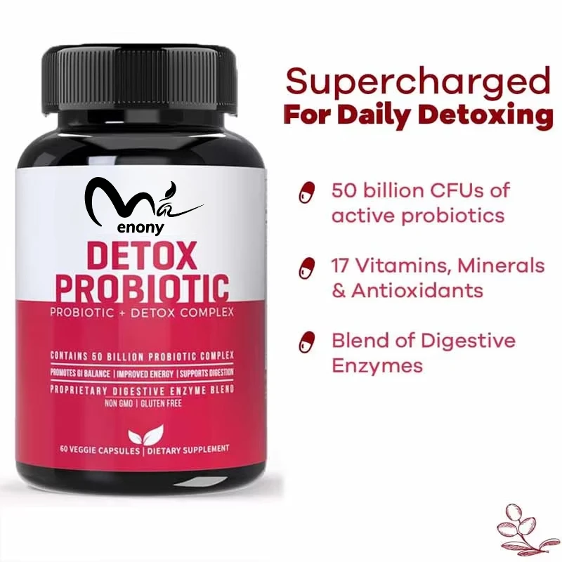 Probiotics containing digestive enzymes for detoxification and digestion health Milk thistle,turmeric,dandelion root 60 capsules
Probiotics containing digestive enzymes for detoxification and digestion health Milk thistle,turmeric,dandelion root 60 capsules
