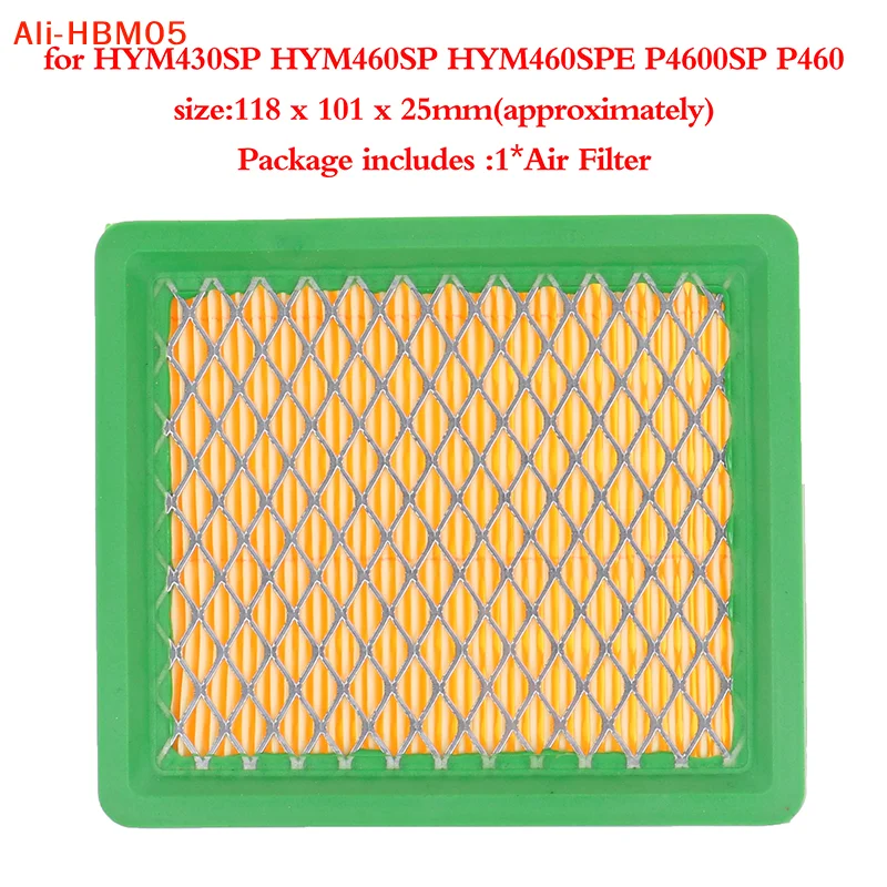 (HB05)For Lawnmower Air Filter HYM430SP HYM460SP HYM460SPE P4600SP P460 Lawn Mower Spare Parts Garden Tools
(HB05)For Lawnmower Air Filter HYM430SP HYM460SP HYM460SPE P4600SP P460 Lawn Mower Spare Parts Garden Tools