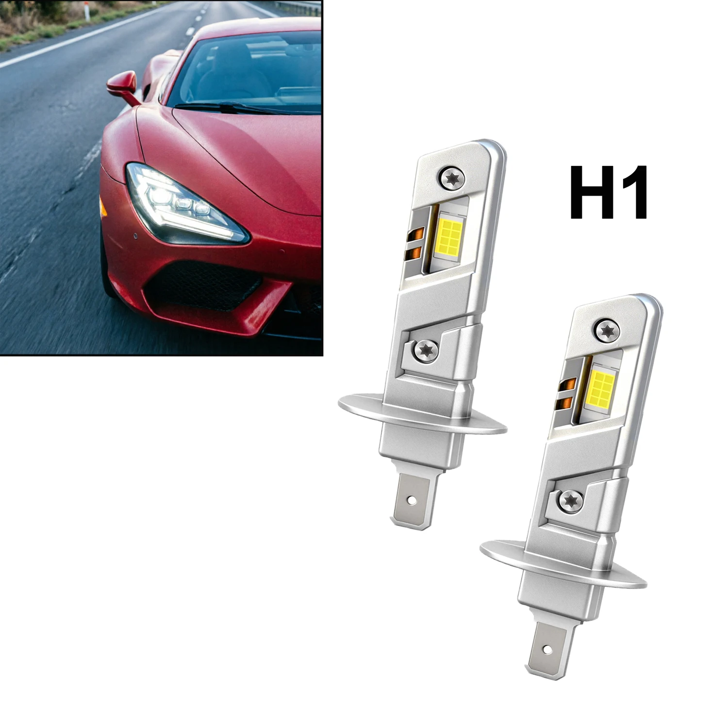 H1 Car Led Headlights Canbus 6000K Super Bright Light Bulbs NO Turbo FAN 3570 CSP Front Light Lamp
H1 Car Led Headlights Canbus 6000K Super Bright Light Bulbs NO Turbo FAN 3570 CSP Front Light Lamp