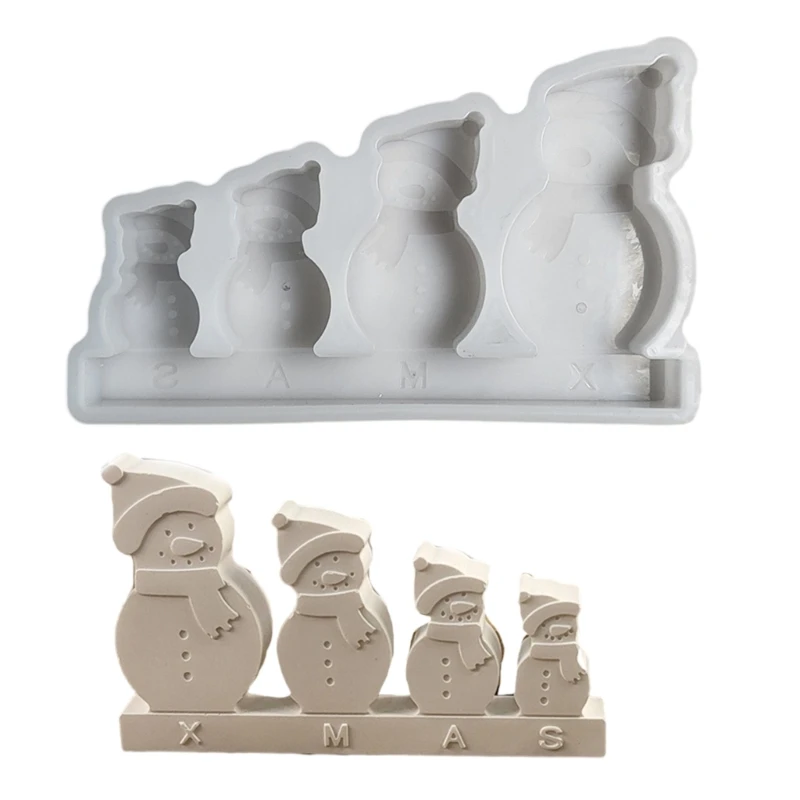 Easy to Clean Silicone Snowman Moulds Creative Art Supplies Crafting Molds Ornament Making Molds for Home Decorations
Easy to Clean Silicone Snowman Moulds Creative Art Supplies Crafting Molds Ornament Making Molds for Home Decorations