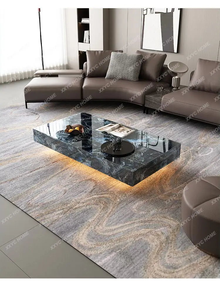 YYSmt Lamp Tea Table Square Rectangular Rock Plate Craft Glass Tea Table Modern Luxury Living Room Table Home Decoration Furnitu
YYSmt Lamp Tea Table Square Rectangular Rock Plate Craft Glass Tea Table Modern Luxury Living Room Table Home Decoration Furnitu