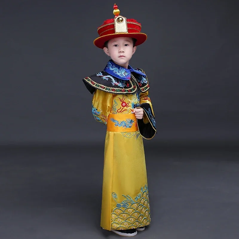 China Boys Chinese Emperor Costume Ancient Costumes Chinese Emperor Clothes Prince Robe Clothing Tang Dynasty Emperors
China Boys Chinese Emperor Costume Ancient Costumes Chinese Emperor Clothes Prince Robe Clothing Tang Dynasty Emperors