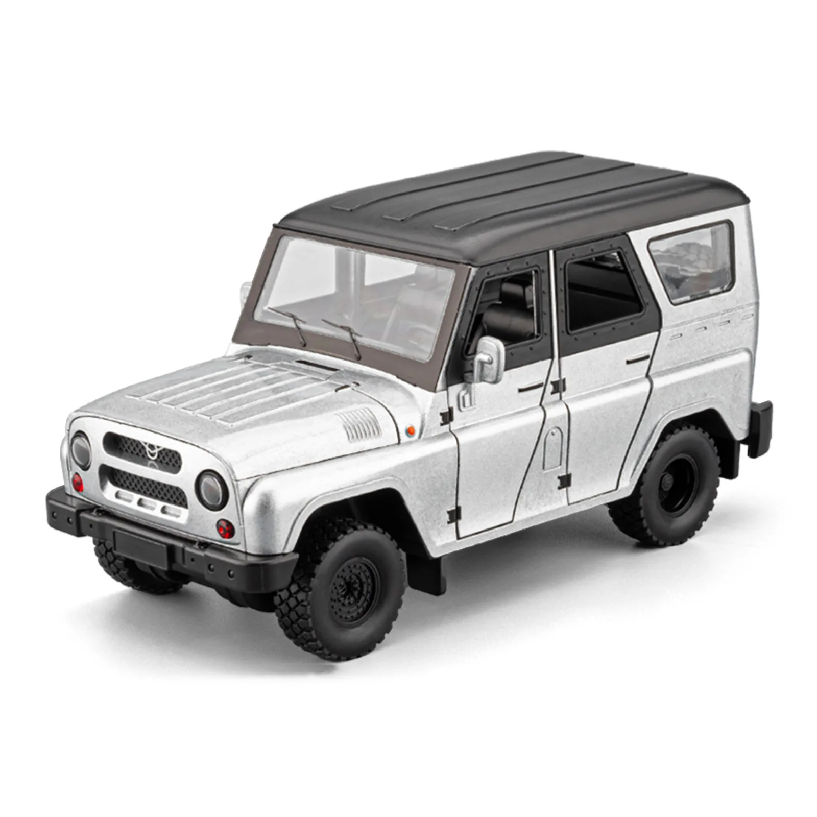 1: 18 Russian Vaz Hunter off-road vehicle alloy model, sound and light feedback, children's simulation car model toy
1: 18 Russian Vaz Hunter off-road vehicle alloy model, sound and light feedback, children's simulation car model toy