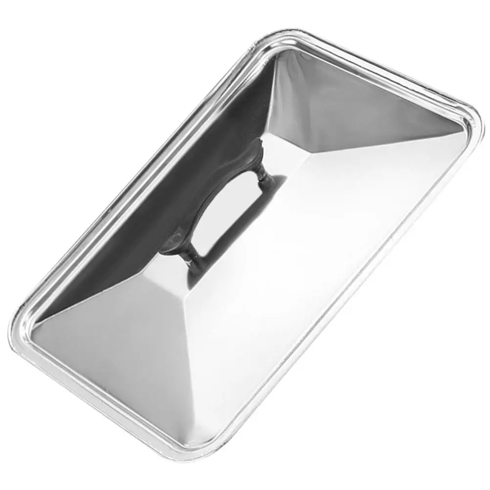 Stainless Steel Food Cover 50x35cm BBQ Plate Griddle Accessories Oil Proof Dish Kitchen Gadgets Rectangle Tray Lid
Stainless Steel Food Cover 50x35cm BBQ Plate Griddle Accessories Oil Proof Dish Kitchen Gadgets Rectangle Tray Lid