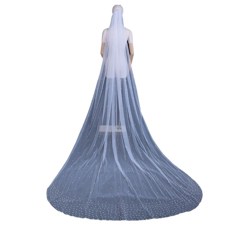 Фата, украшенная жемчугом, 3D бисером, девичник, платок на голову, подарок невесты, свадебный душ, свадьба, белый цвет 
Фата, украшенная жемчугом, 3D бисером, девичник, платок на голову, подарок невесты, свадебный душ, свадьба, белый цвет