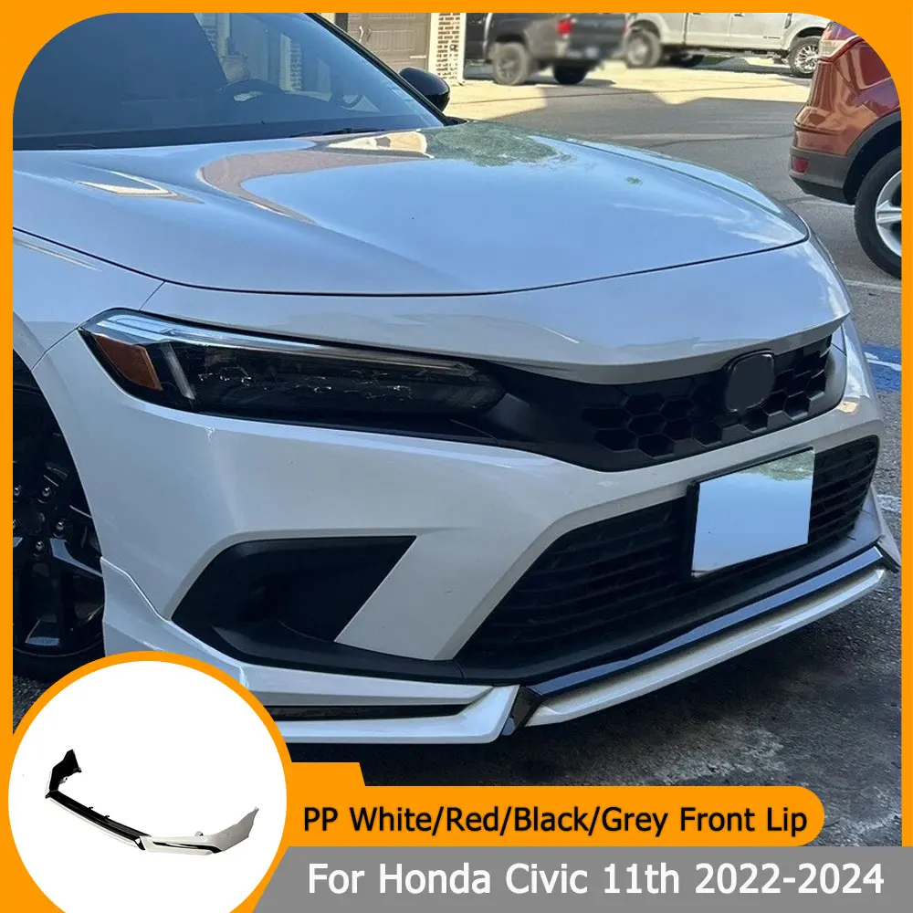 Car Front Bumper Lip Spoiler for Honda Civic 11th 2022-2024 PP Front Lip Chin Apron Body Kits Not for Type R
Car Front Bumper Lip Spoiler for Honda Civic 11th 2022-2024 PP Front Lip Chin Apron Body Kits Not for Type R