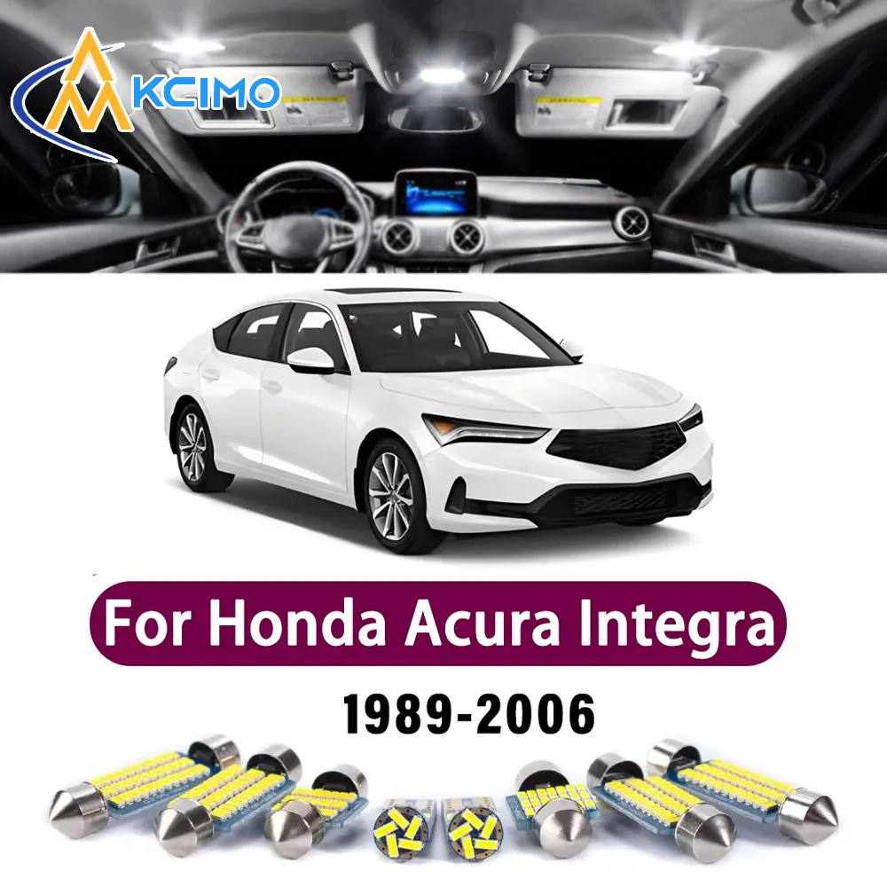 New LED Canbus Interior Reading Dome Vanity Mirror Light Kit For Honda Acura Integra 1989-2006 Premium Easy Install Safer Lights
New LED Canbus Interior Reading Dome Vanity Mirror Light Kit For Honda Acura Integra 1989-2006 Premium Easy Install Safer Lights
