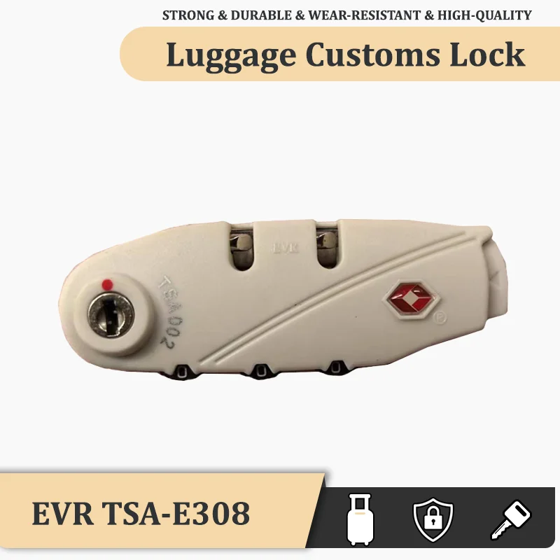 EVR TSA E308 Genuine Luggage Customs Lock + Combination Lock Accessory Set Portable Anti-Theft
EVR TSA E308 Genuine Luggage Customs Lock + Combination Lock Accessory Set Portable Anti-Theft