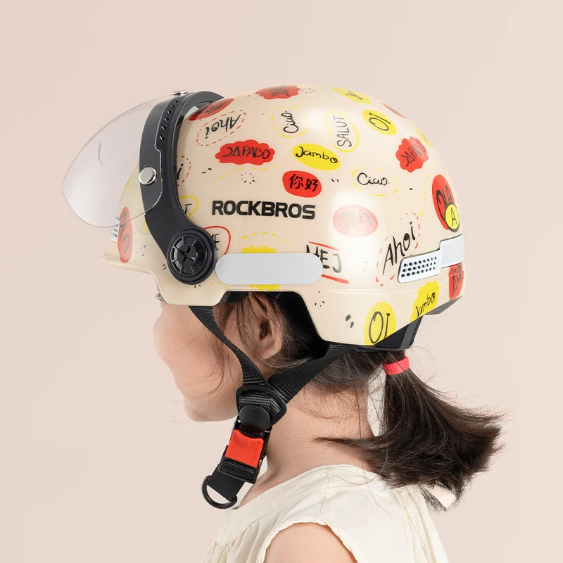 ROCKBROS 3C Certification Electric Vehicle Helmet Battery Car General Parent-Child Style Adjustable Thicken Safe Hat Bike Helmet
ROCKBROS 3C Certification Electric Vehicle Helmet Battery Car General Parent-Child Style Adjustable Thicken Safe Hat Bike Helmet