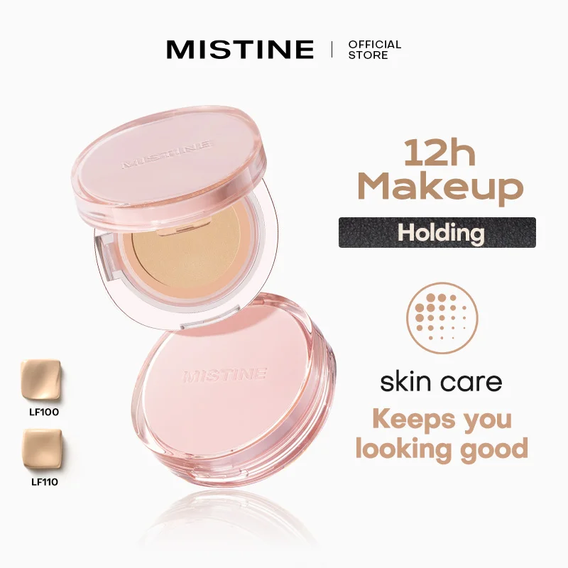 Mistine Foundtion Air Cushion with Natural Dewy Finish Makeup Moisturize Nourish Powdered Cream for Combination Skin 13g 1pc
Mistine Foundtion Air Cushion with Natural Dewy Finish Makeup Moisturize Nourish Powdered Cream for Combination Skin 13g 1pc